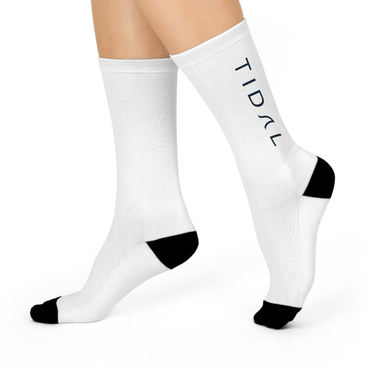 Cushioned Crew Socks - Tidal
