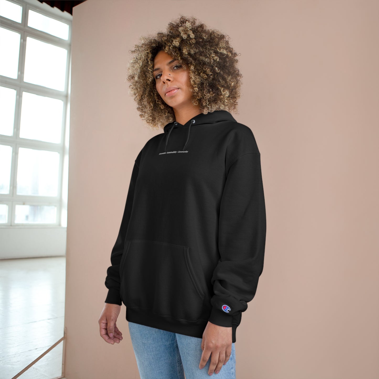 Champion Hoodie - Lead with our Values