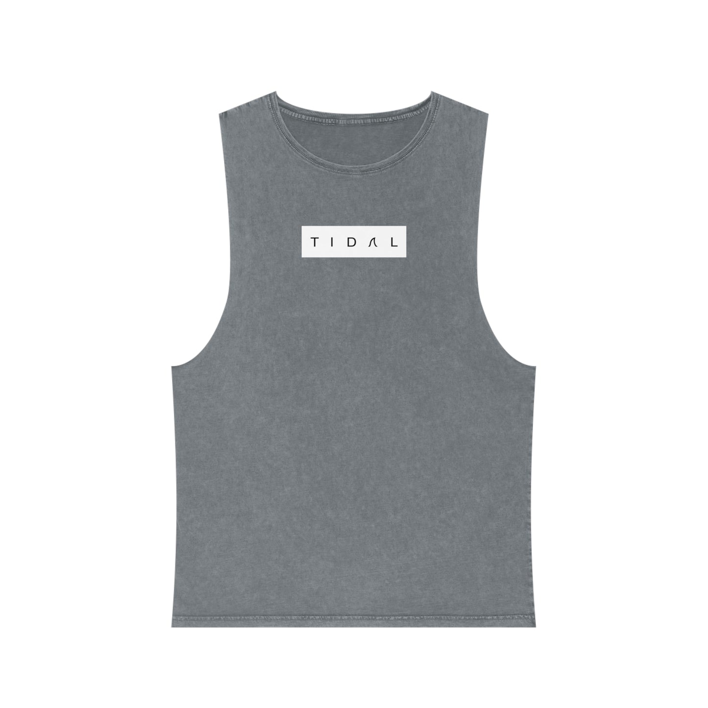 Logo Block - Unisex Stonewash Tank Top