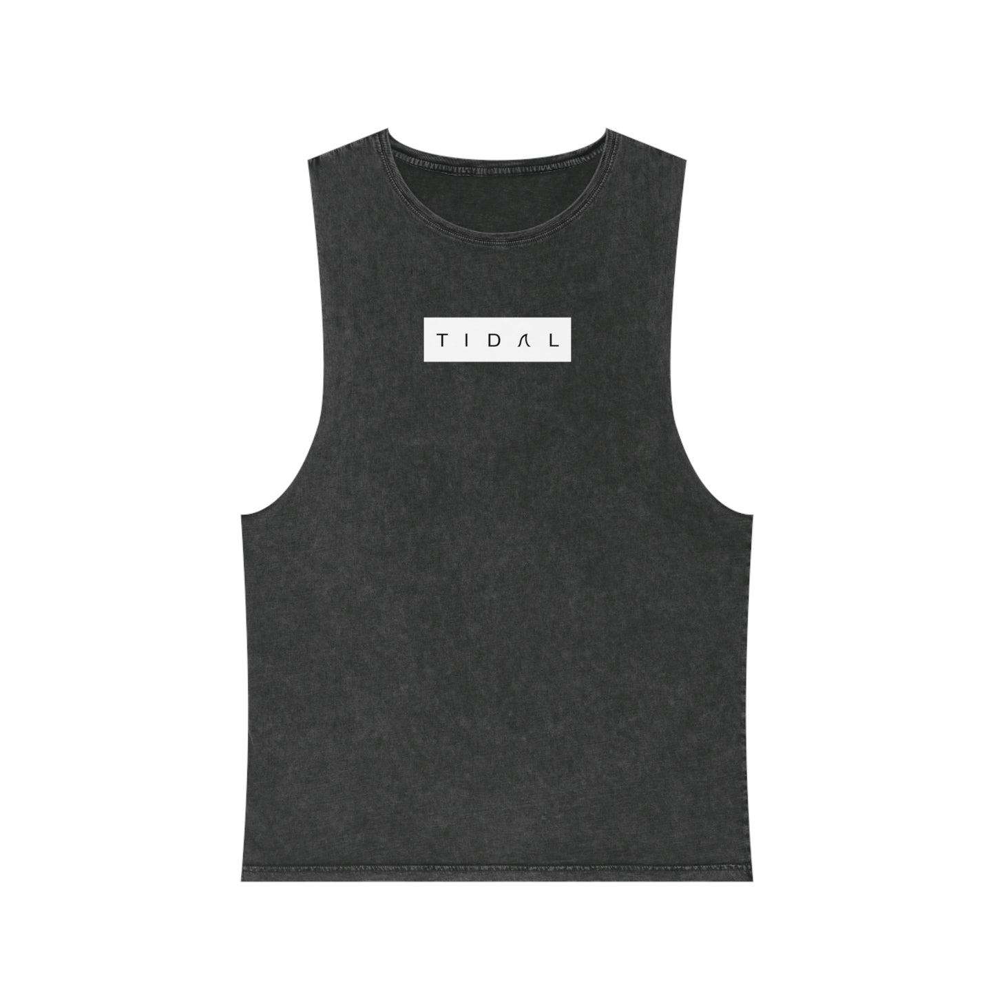 Logo Block - Unisex Stonewash Tank Top