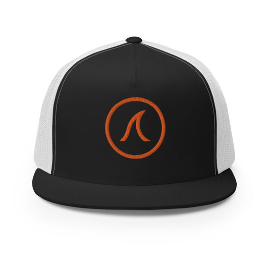 Trucker Cap - Tidal Icon in Orange