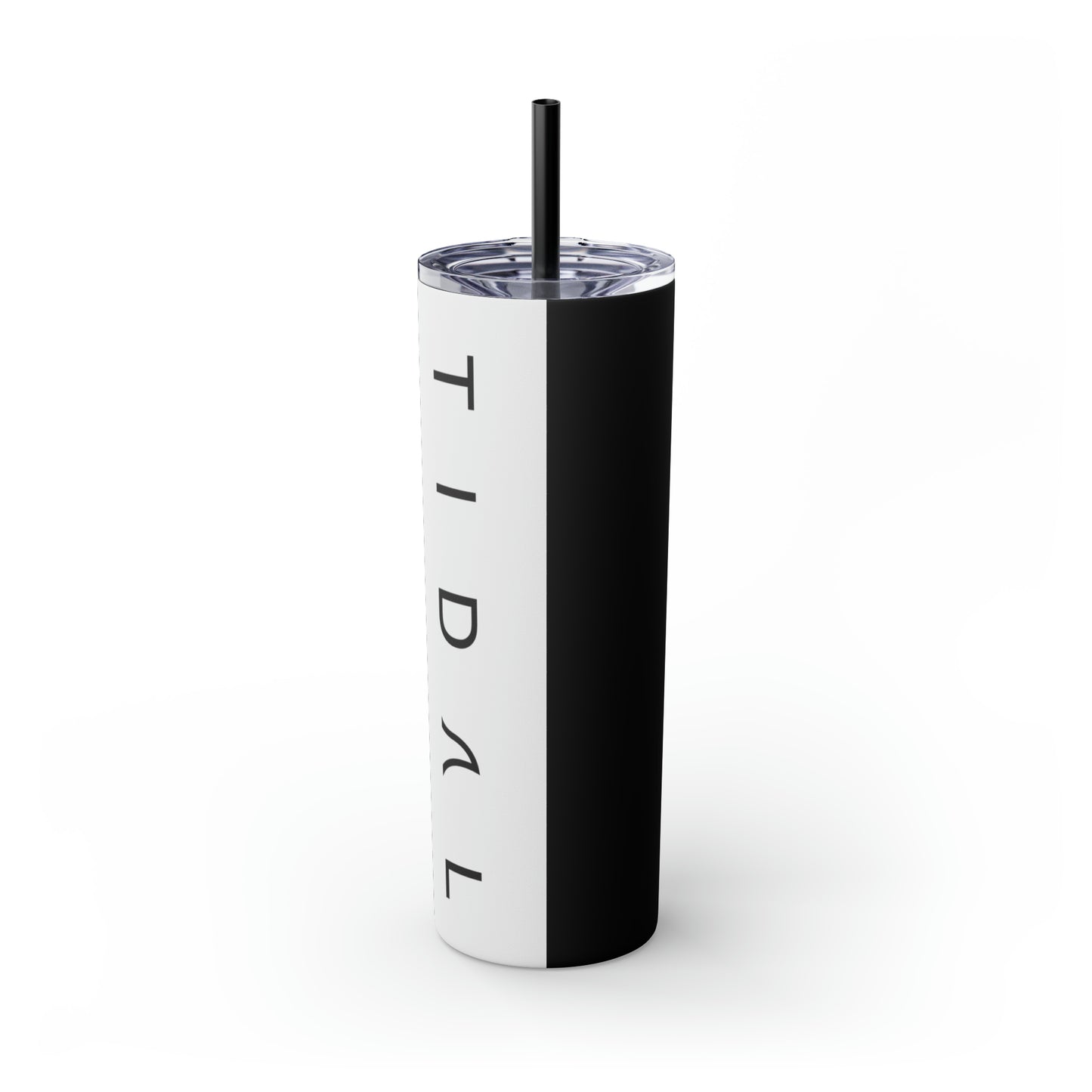 Logo Block Tumbler with Straw, 20oz