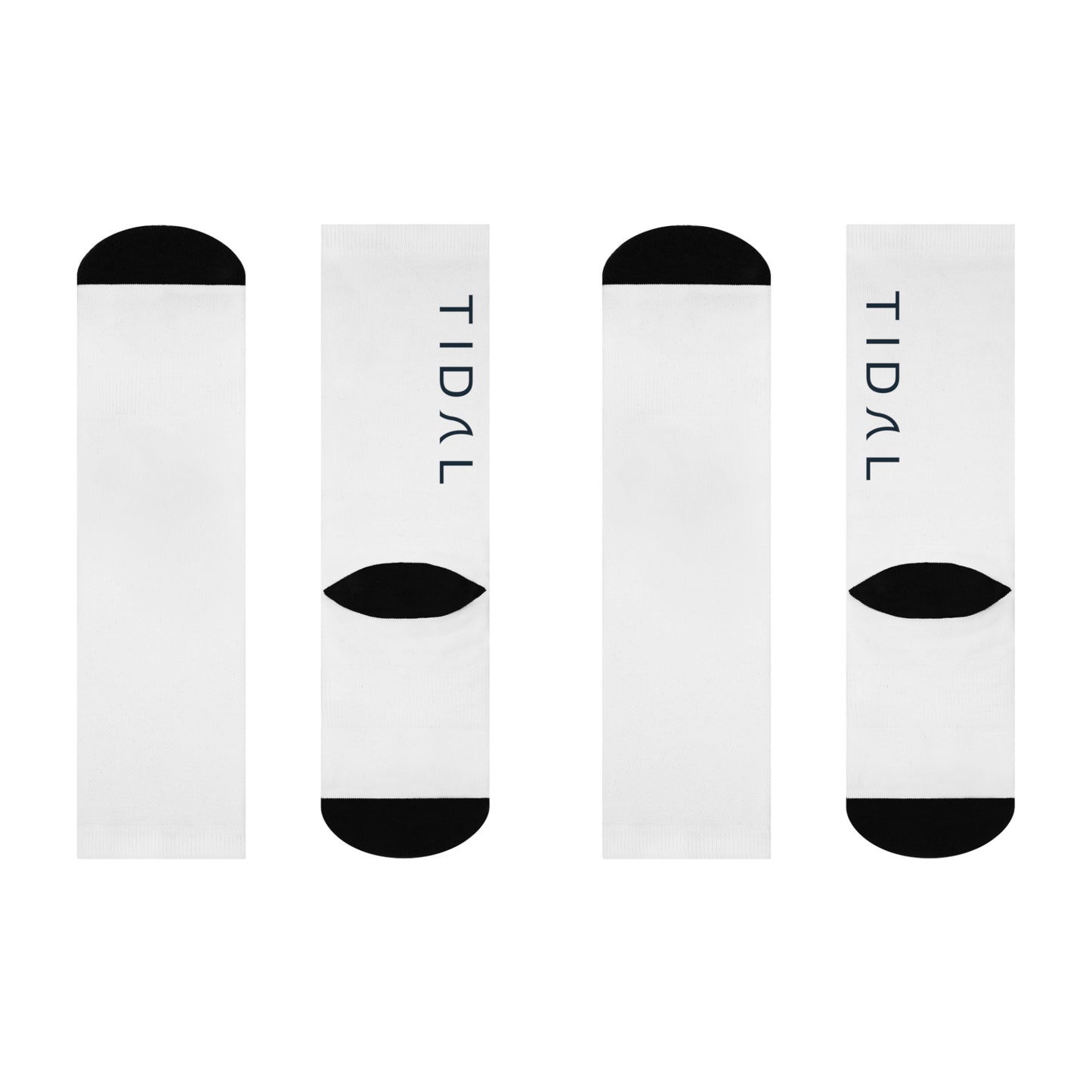 Cushioned Crew Socks - Tidal