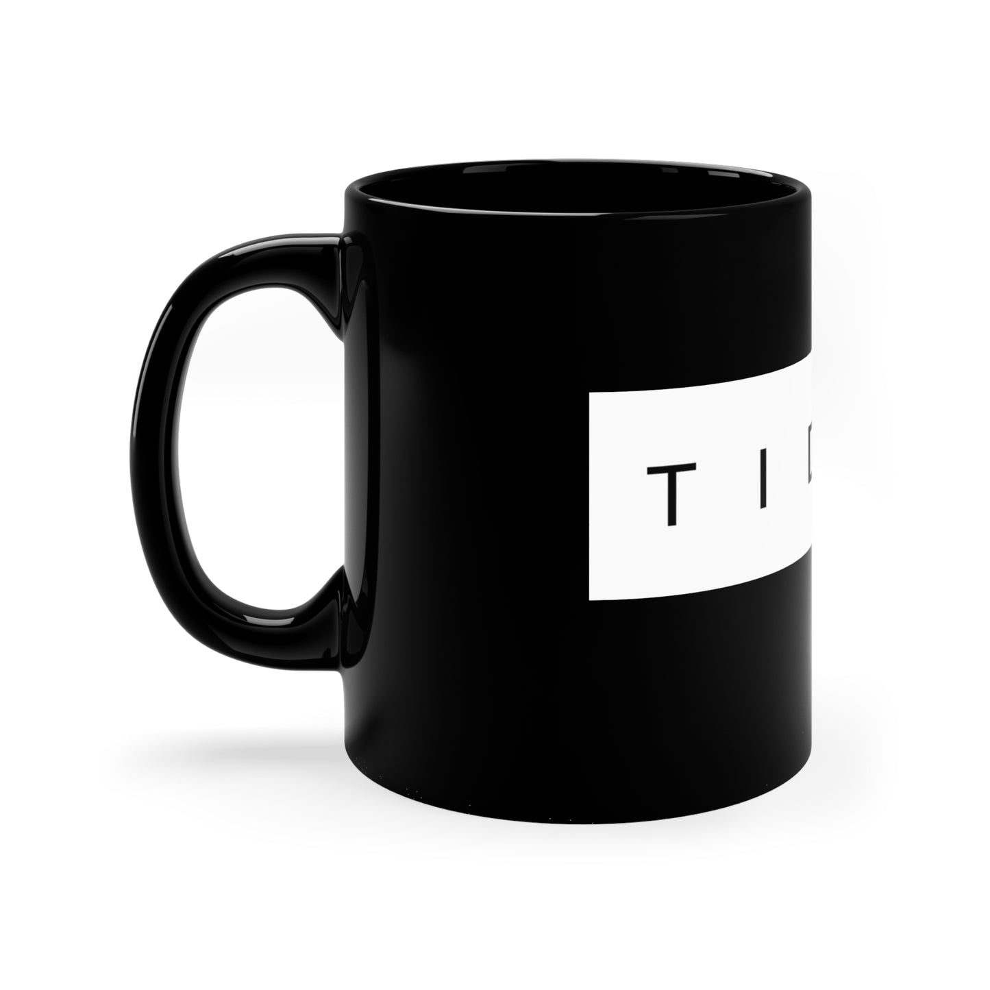 11oz Logo Block Black Mug