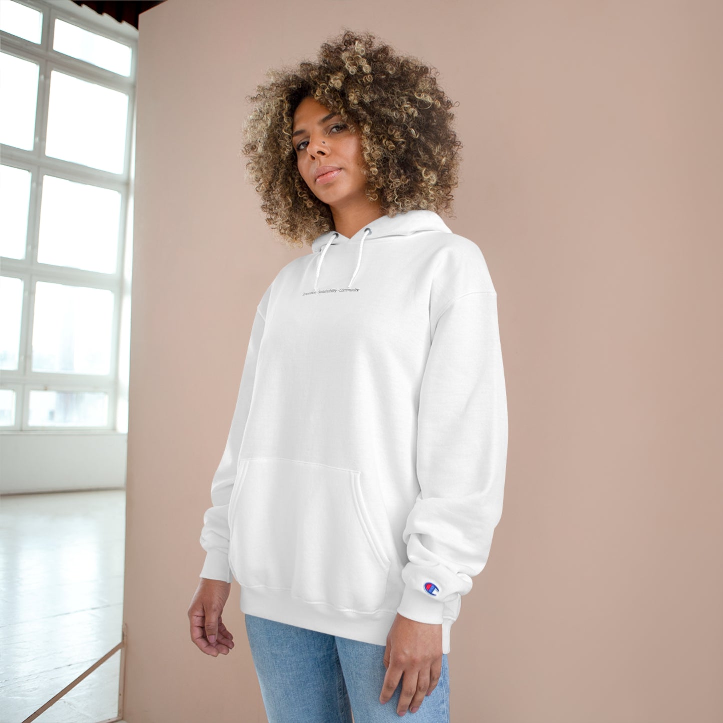 Champion Hoodie - Lead with our Values