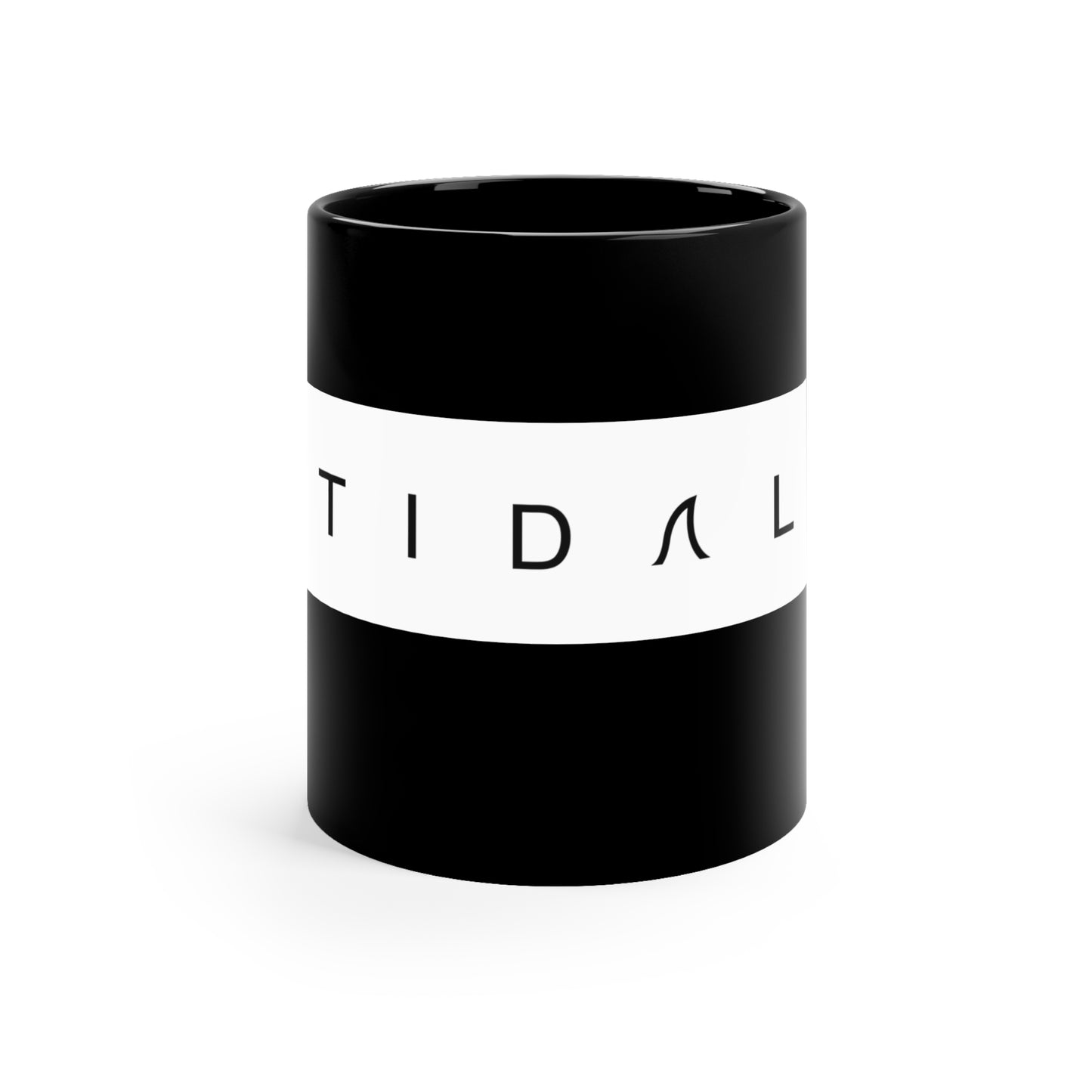 11oz Logo Block Black Mug