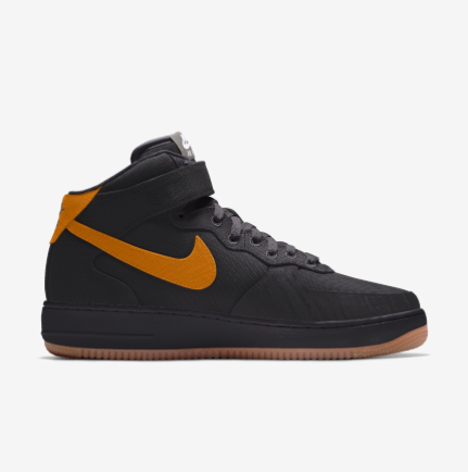 Nike Air Force 1 Mid - Orange/Black
