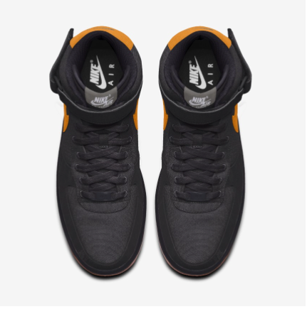 Nike Air Force 1 Mid - Orange/Black