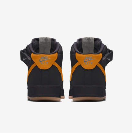 Nike Air Force 1 Mid - Orange/Black
