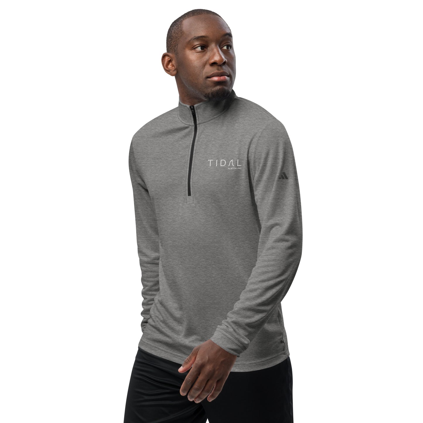 Adidas Quarter zip pullover - Embroidered Logo