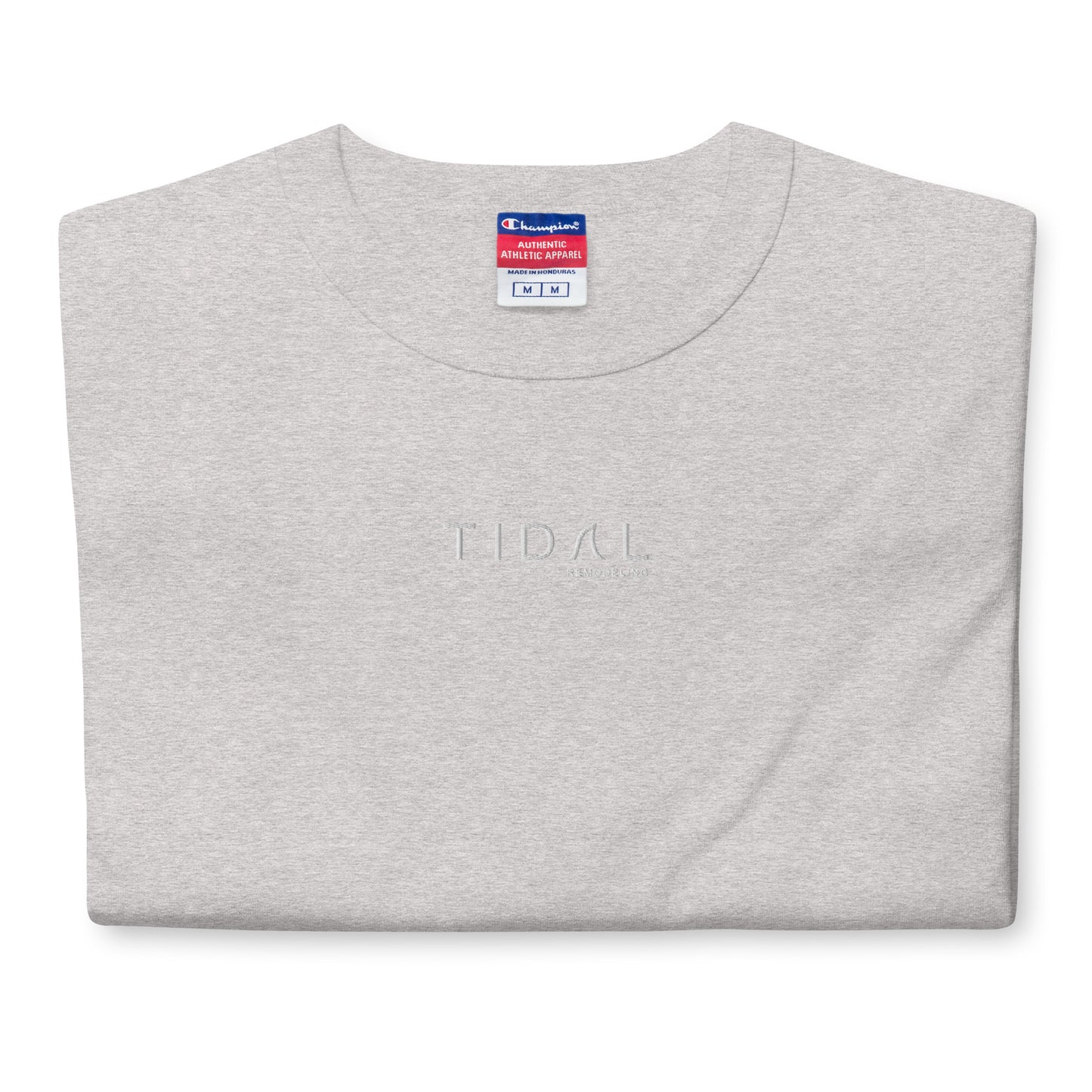 Men's Champion T-Shirt - Embroidered Logo (White)
