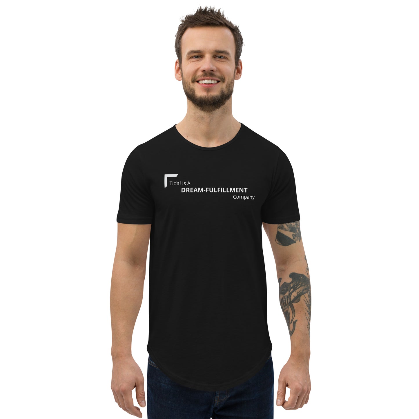 Men's Curved Hem T-Shirt