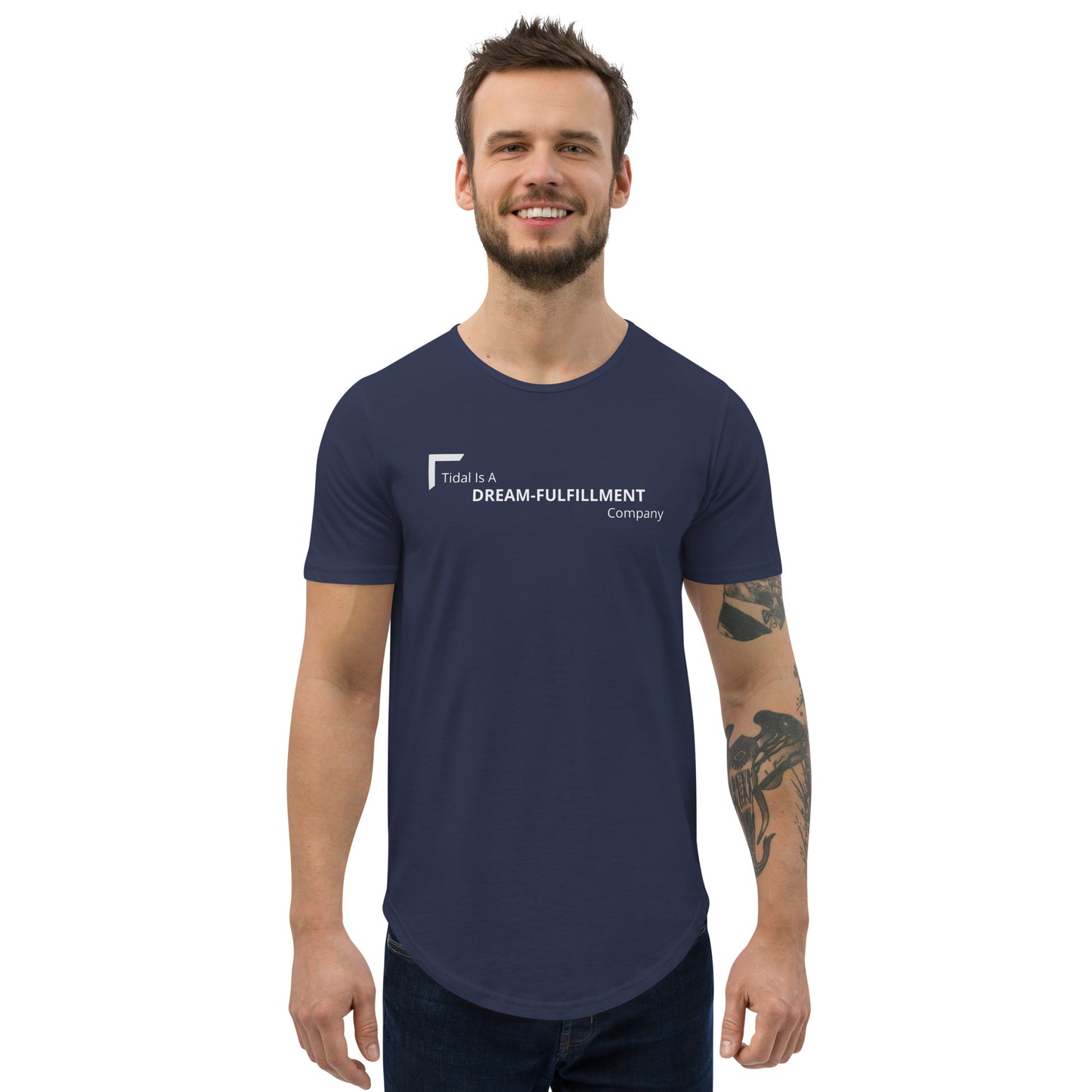 Men's Curved Hem T-Shirt