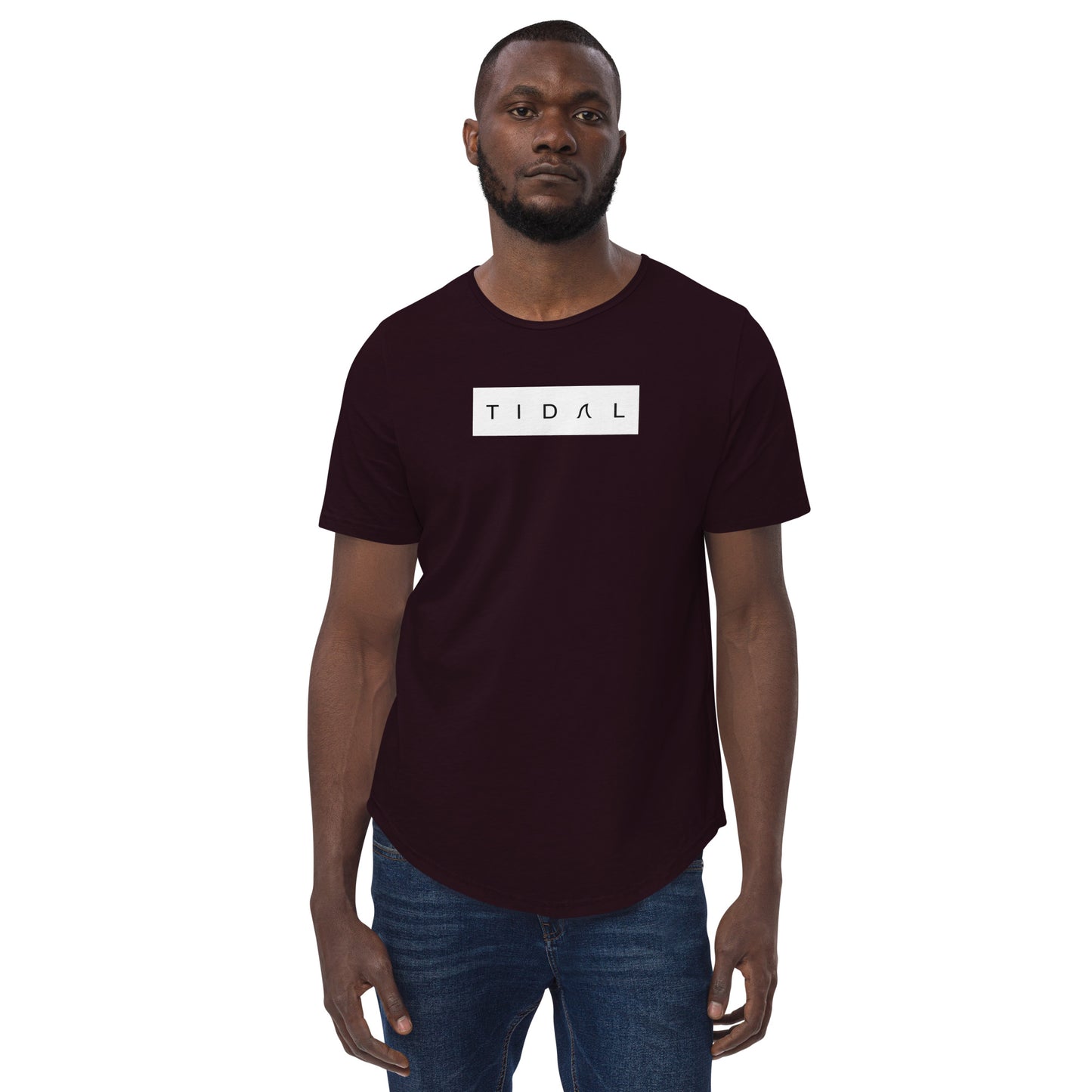 Men's Curved Hem T-Shirt - Dream FulFillment Company on Rear