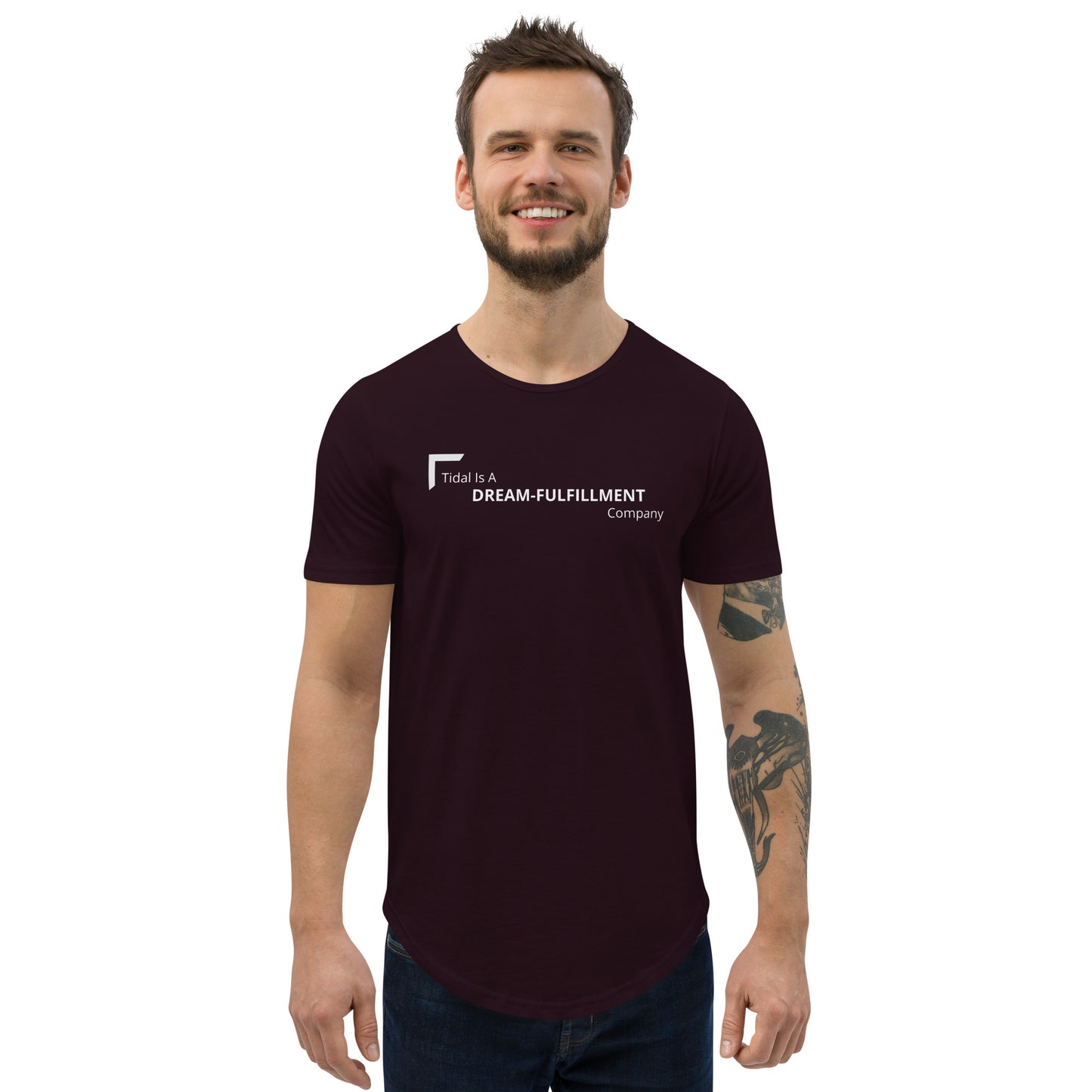 Men's Curved Hem T-Shirt