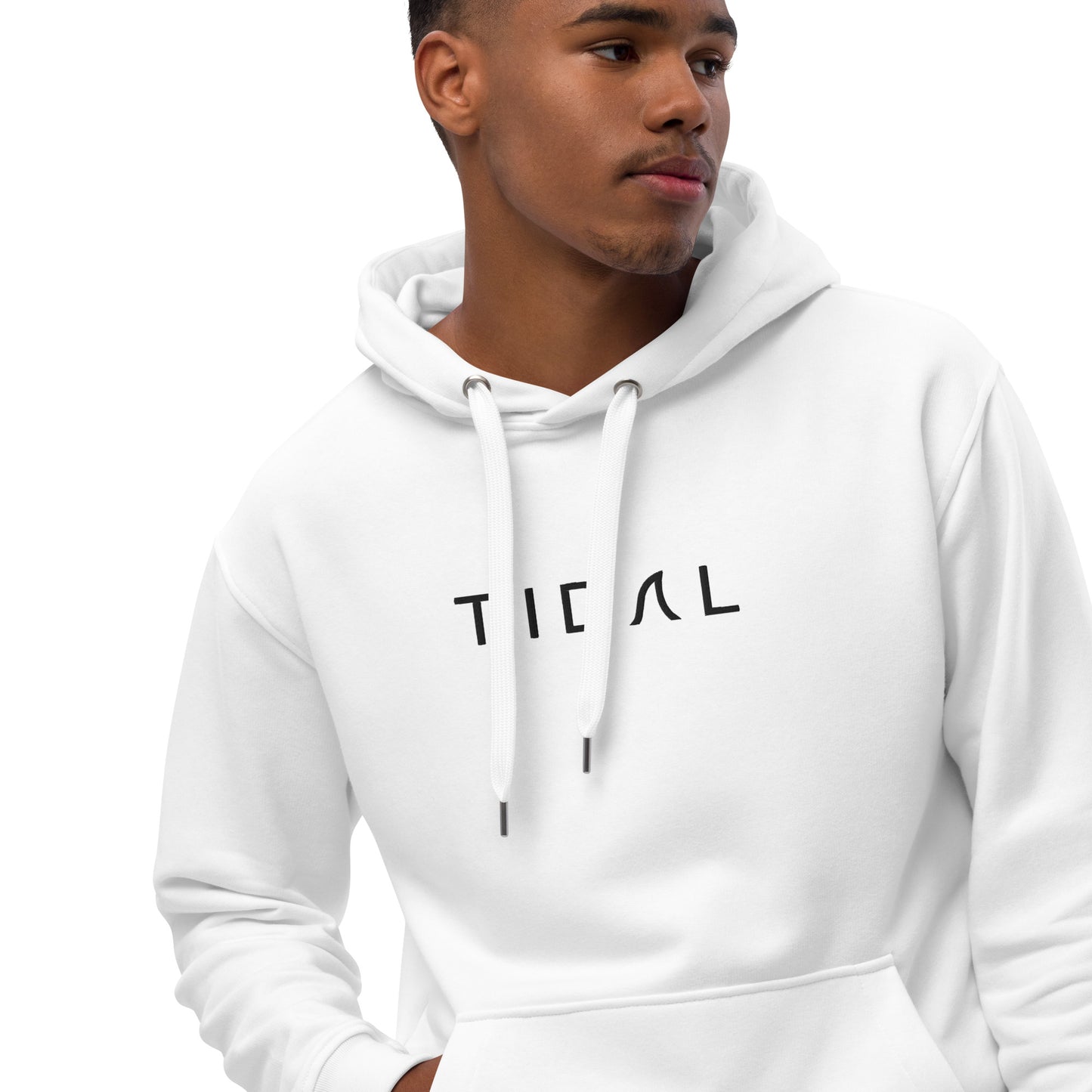 Premium eco hoodie - Embroidered (White)