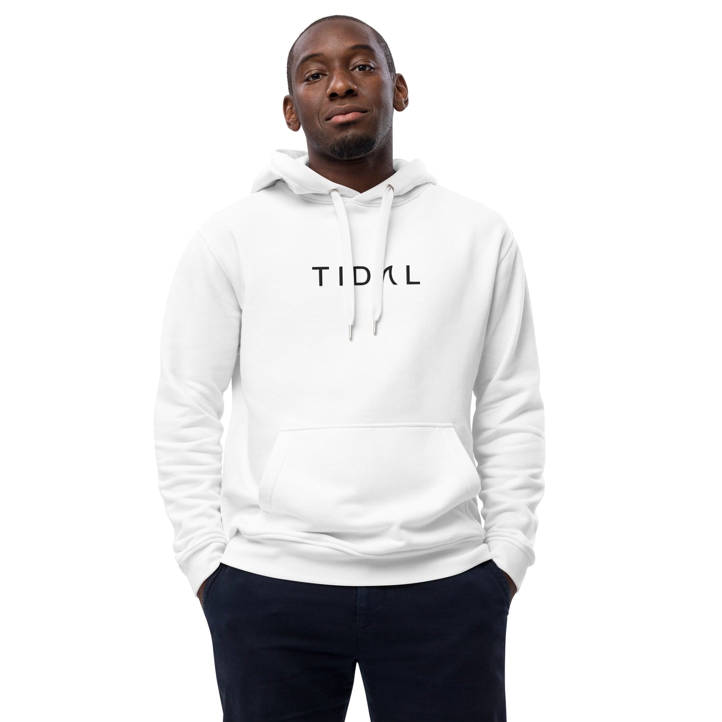 Premium eco hoodie - Embroidered (White)