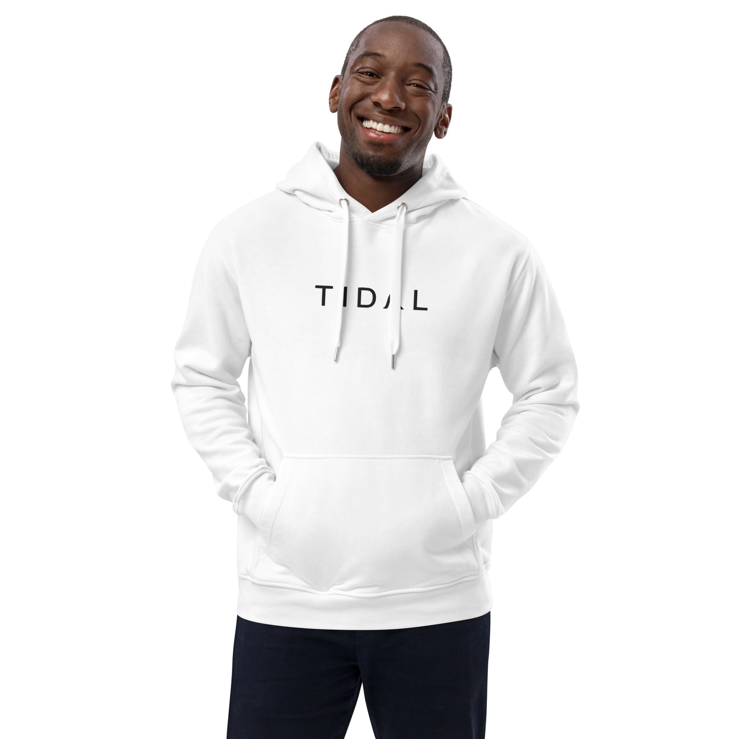 Premium eco hoodie - Embroidered (White)