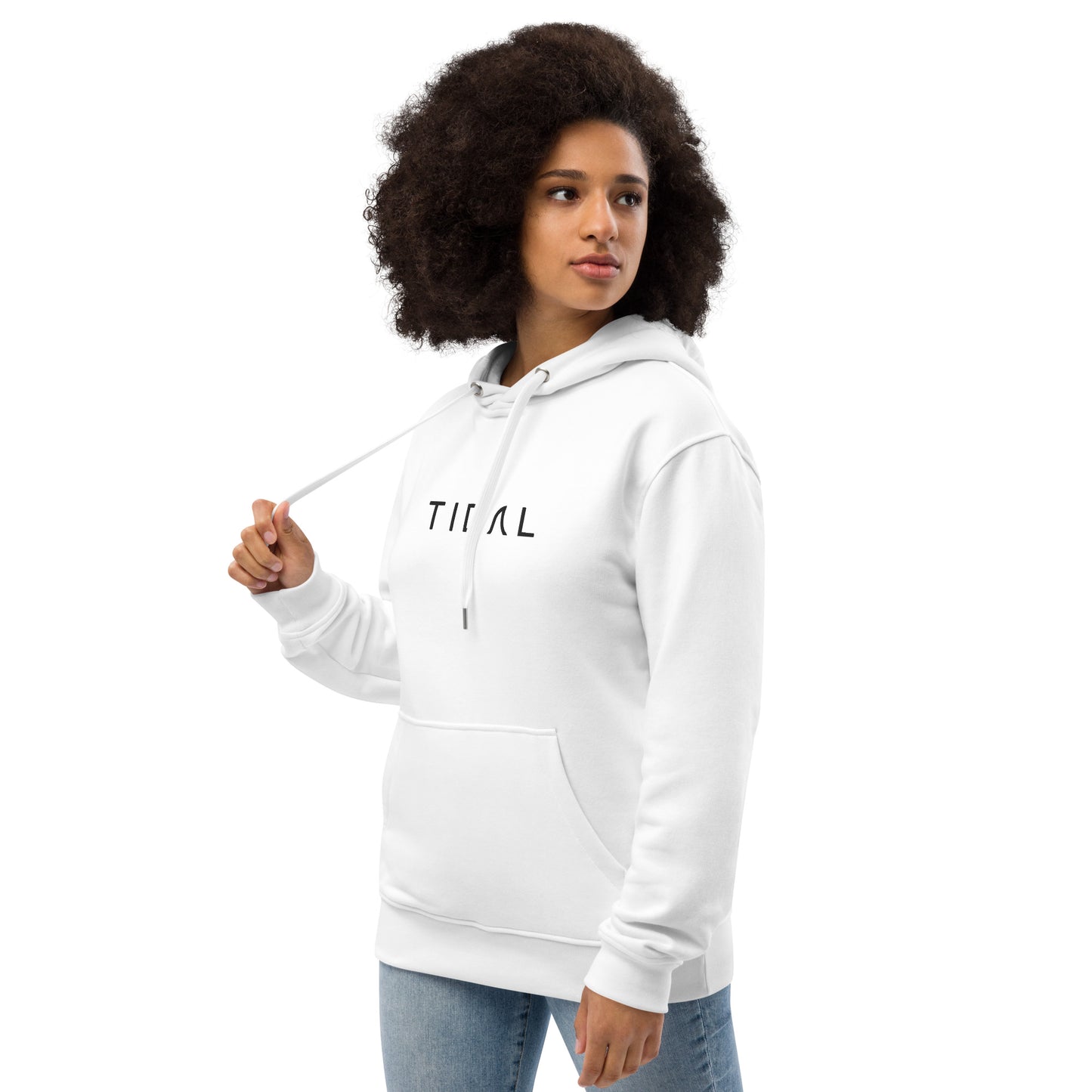Premium eco hoodie - Embroidered (White)