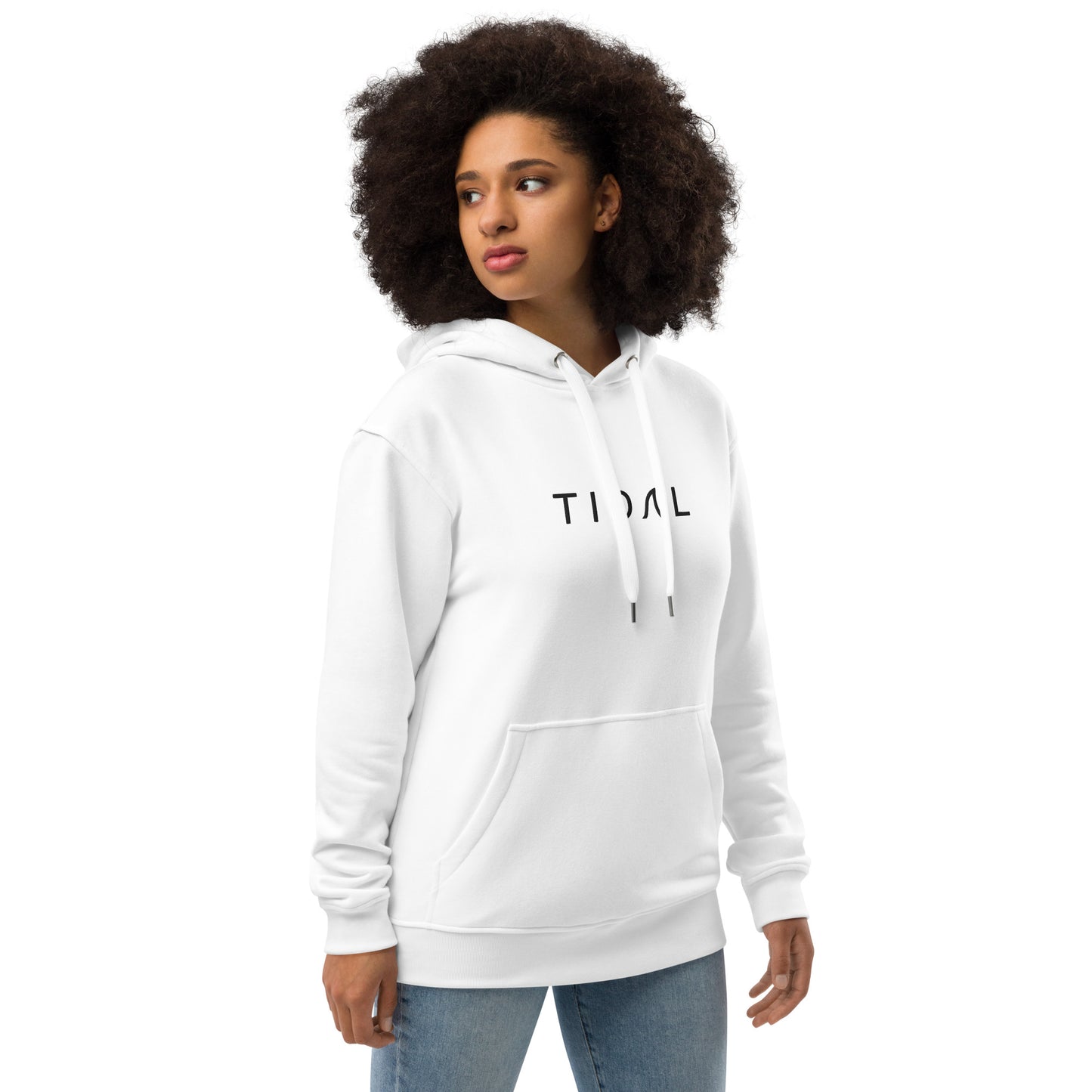 Premium eco hoodie - Embroidered (White)
