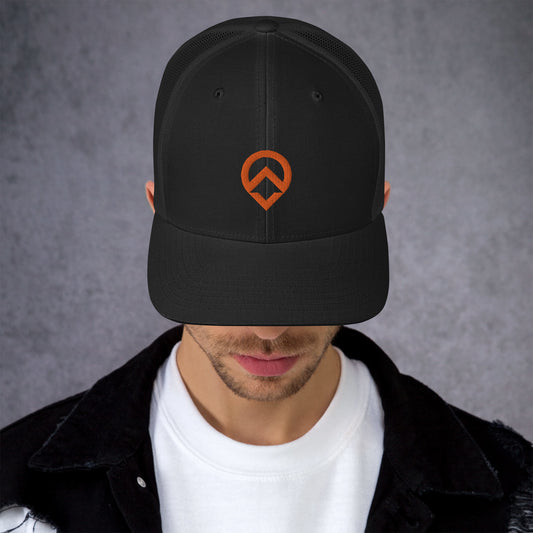 Trucker Dad Cap - Orange Icon