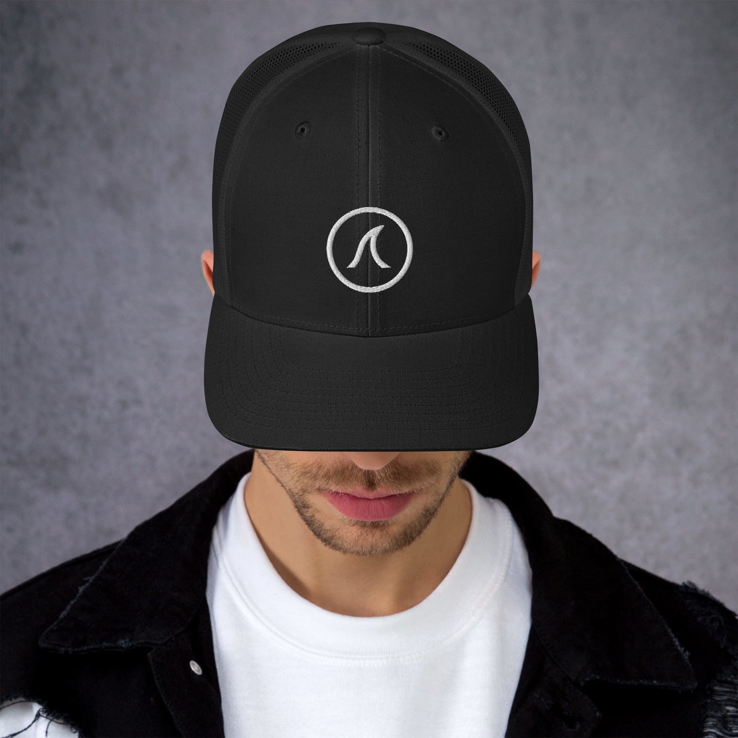 Curved Bill Trucker Cap - Icon Logo