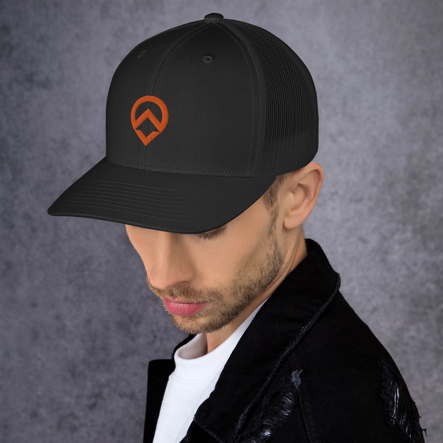 Trucker Dad Cap - Orange Icon