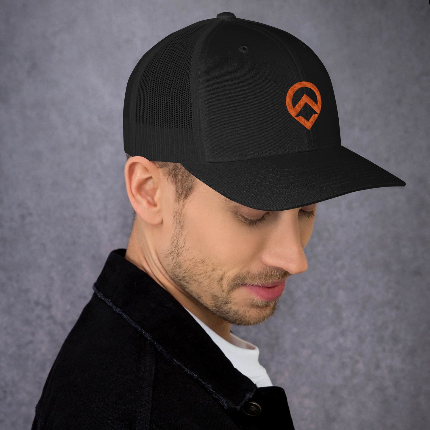 Trucker Dad Cap - Orange Icon