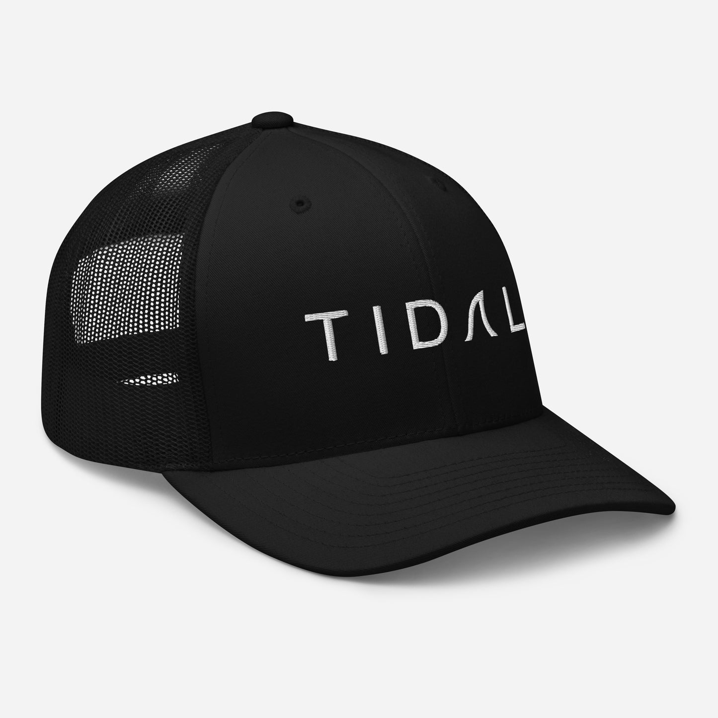 Curved Bill Trucker Cap - Tidal Logo