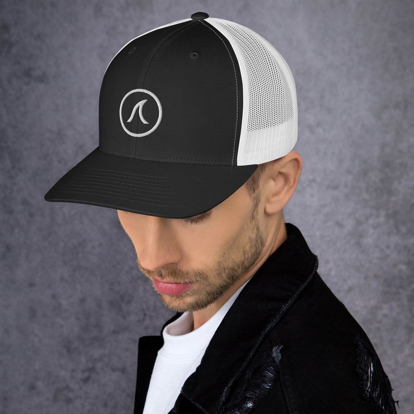 Curved Bill Trucker Cap - Icon Logo