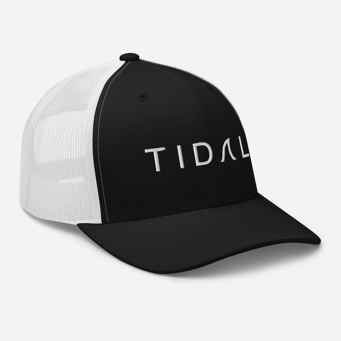 Curved Bill Trucker Cap - Tidal Logo