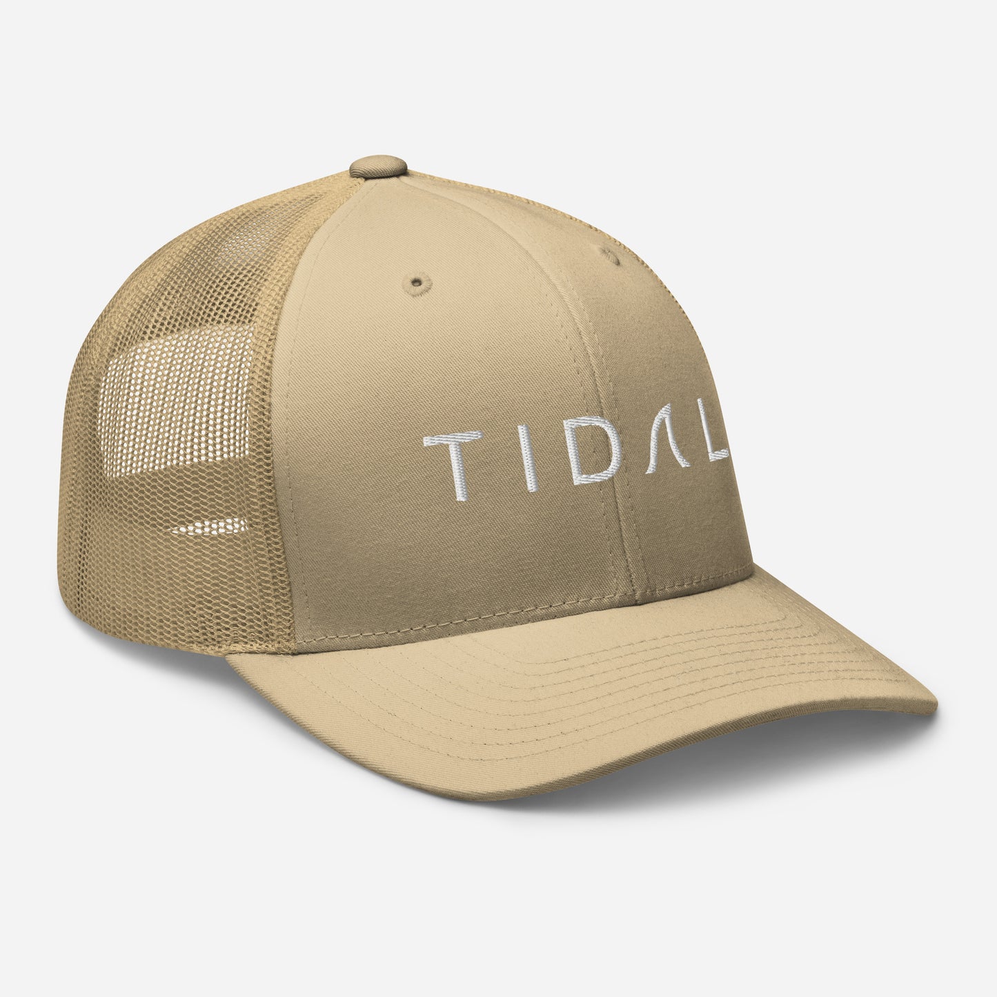 Curved Bill Trucker Cap - Tidal Logo