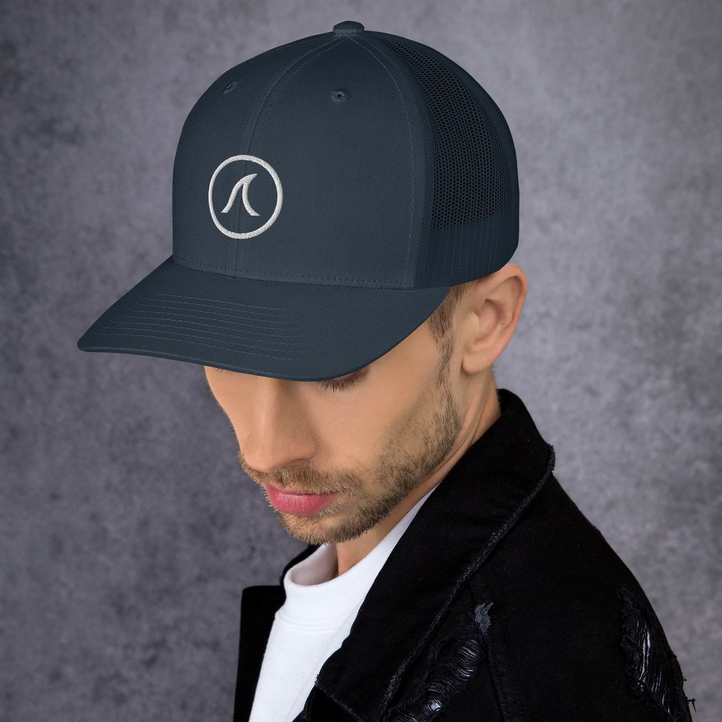 Curved Bill Trucker Cap - Icon Logo