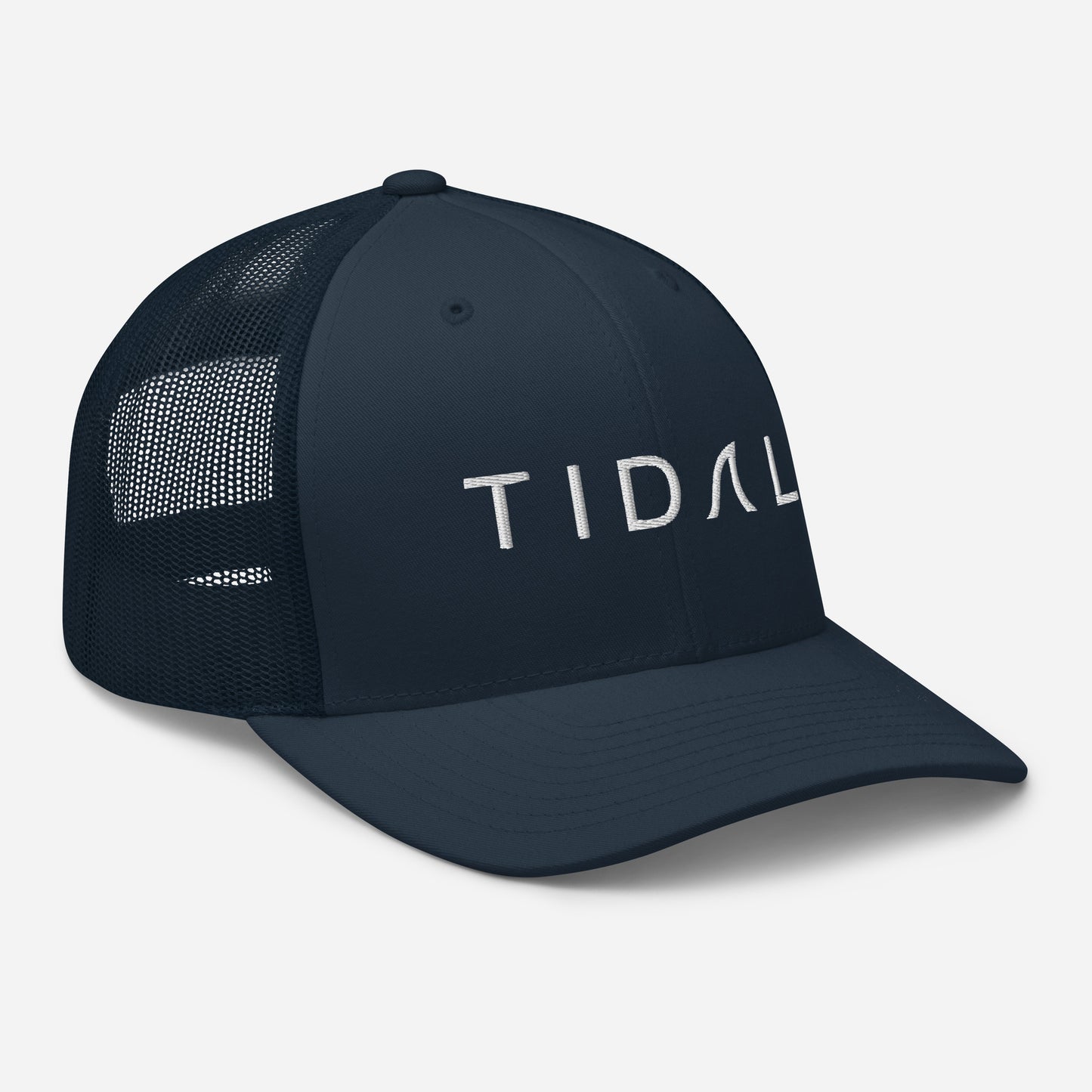 Curved Bill Trucker Cap - Tidal Logo
