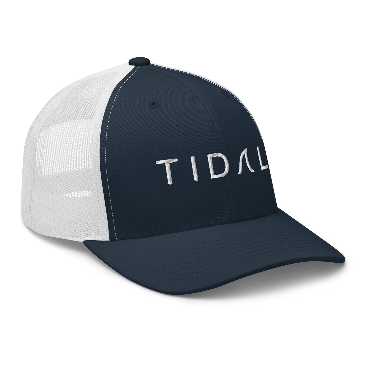 Curved Bill Trucker Cap - Tidal Logo