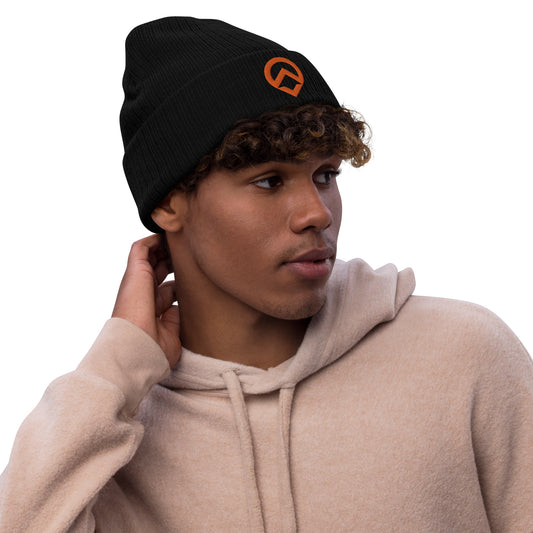 Ribbed knit beanie - Icon Only
