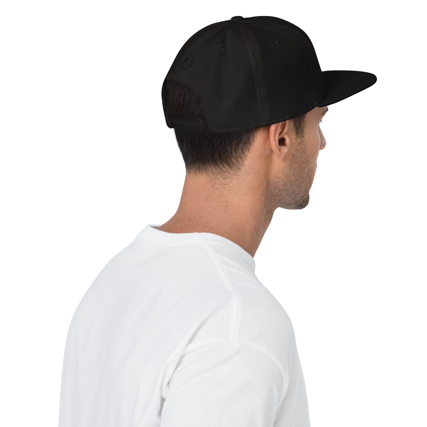 Snapback Hat - Black on Black