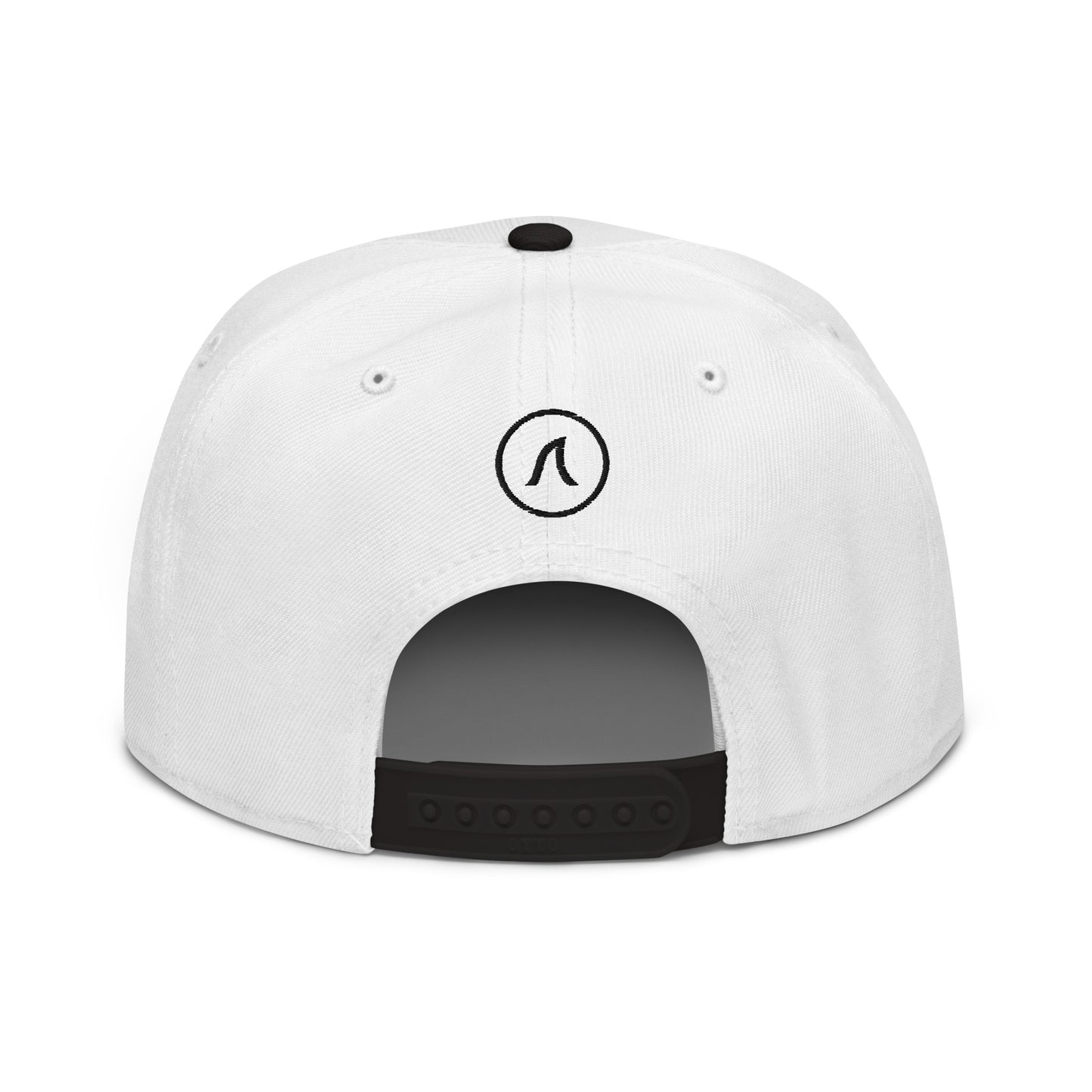 Snapback Hat - White/Black