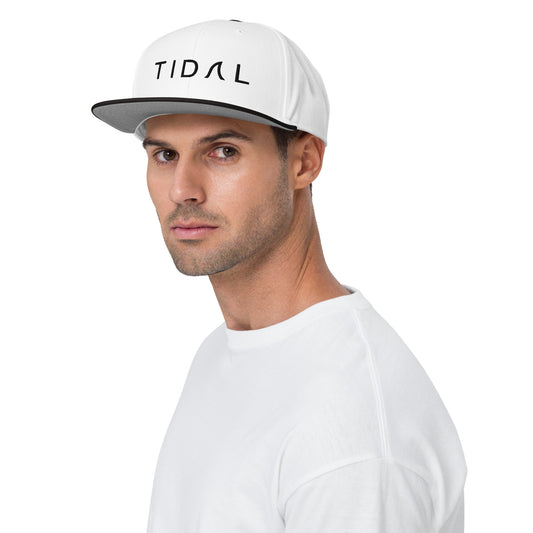 Snapback Hat - White/Black