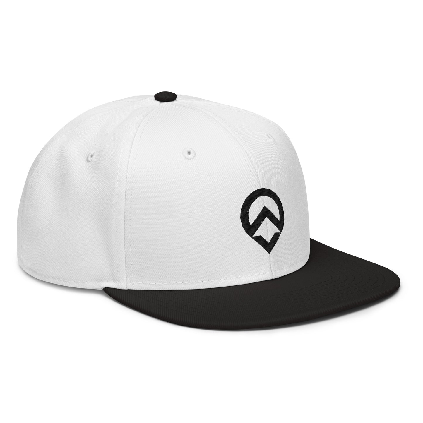Snapback Hat - Black Icon