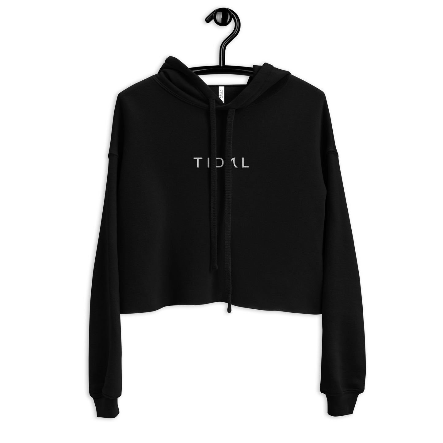 Women's Crop Hoodie - Embroidered Logo