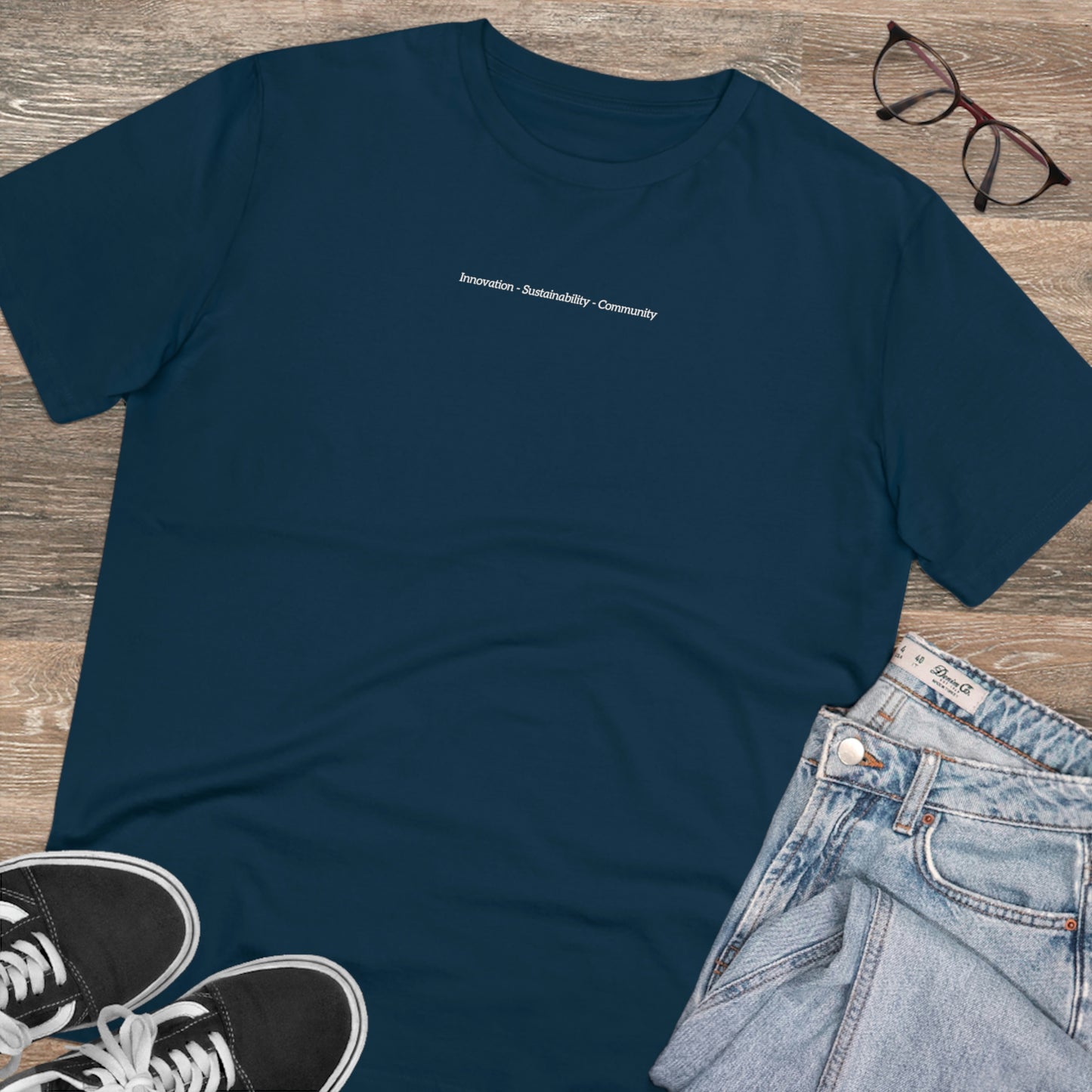 Lead with Our Values Tee - Organic Creator T-shirt, Eco-Friendly