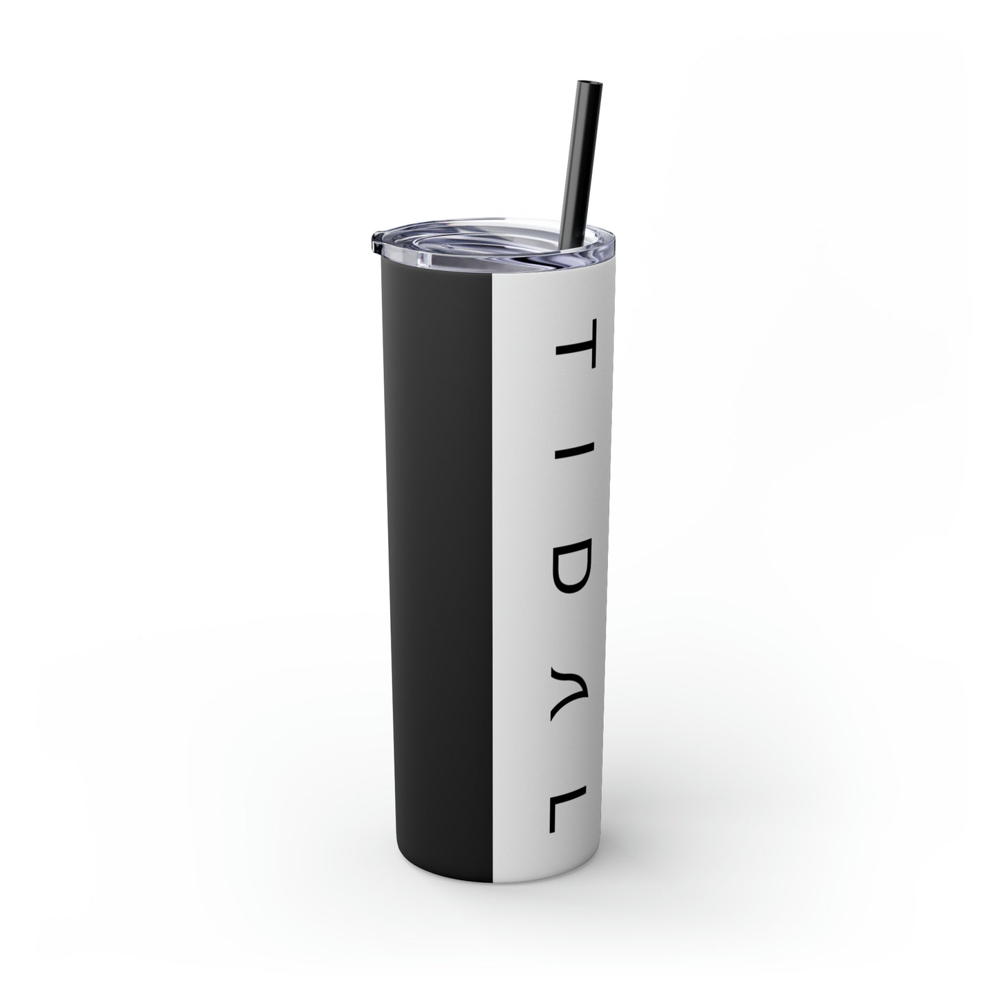 Logo Block Tumbler with Straw, 20oz