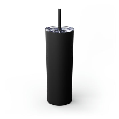 Logo Block Tumbler with Straw, 20oz