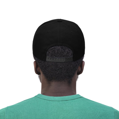 Flat Bill Snap Back - Icon Black on Black
