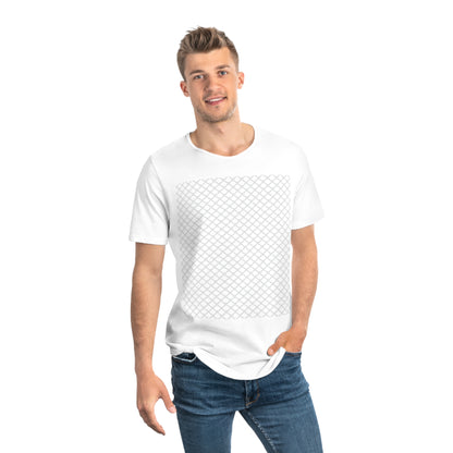 Men's Jersey Curved Hem Tee - Tidal Pattern