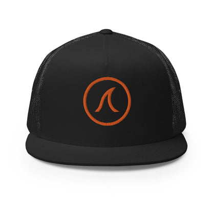 Trucker Cap - Tidal Icon in Orange