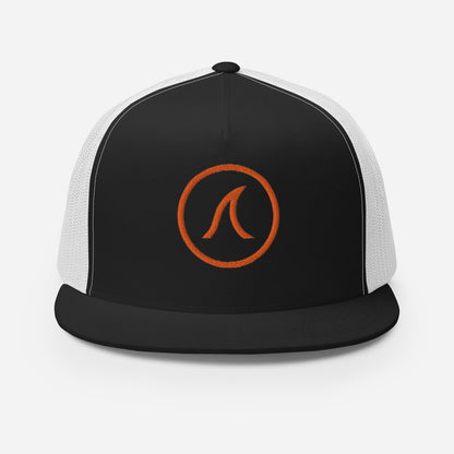 Trucker Cap - Tidal Icon in Orange