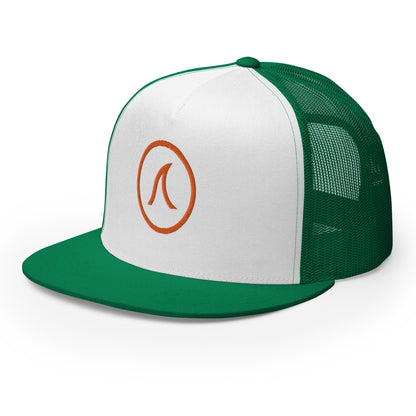 Trucker Cap - Tidal Icon in Orange
