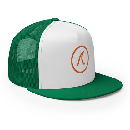 Trucker Cap - Tidal Icon in Orange